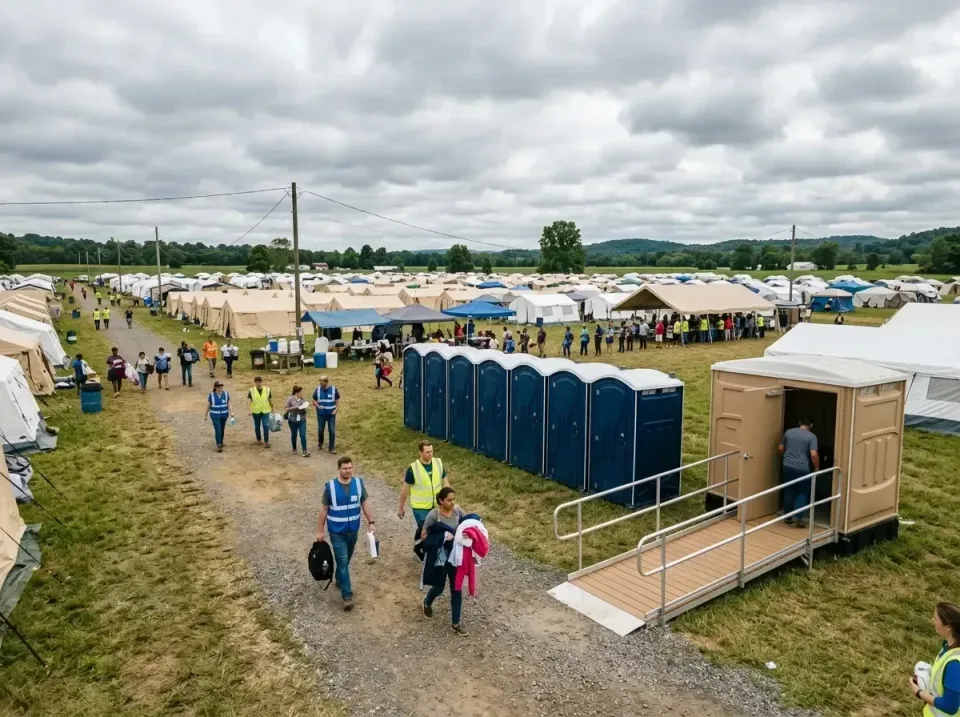 disaster-relief-camp-restrooms-010 — frequently asked questions, Dumpster & Portable Bathrooms Rental in Burnham, IL